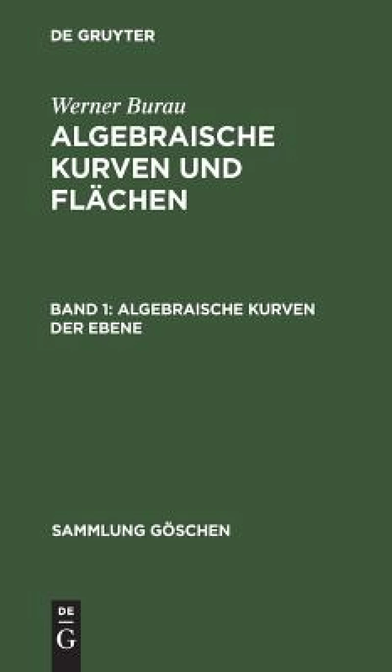 Algebraische Kurven Der Ebene