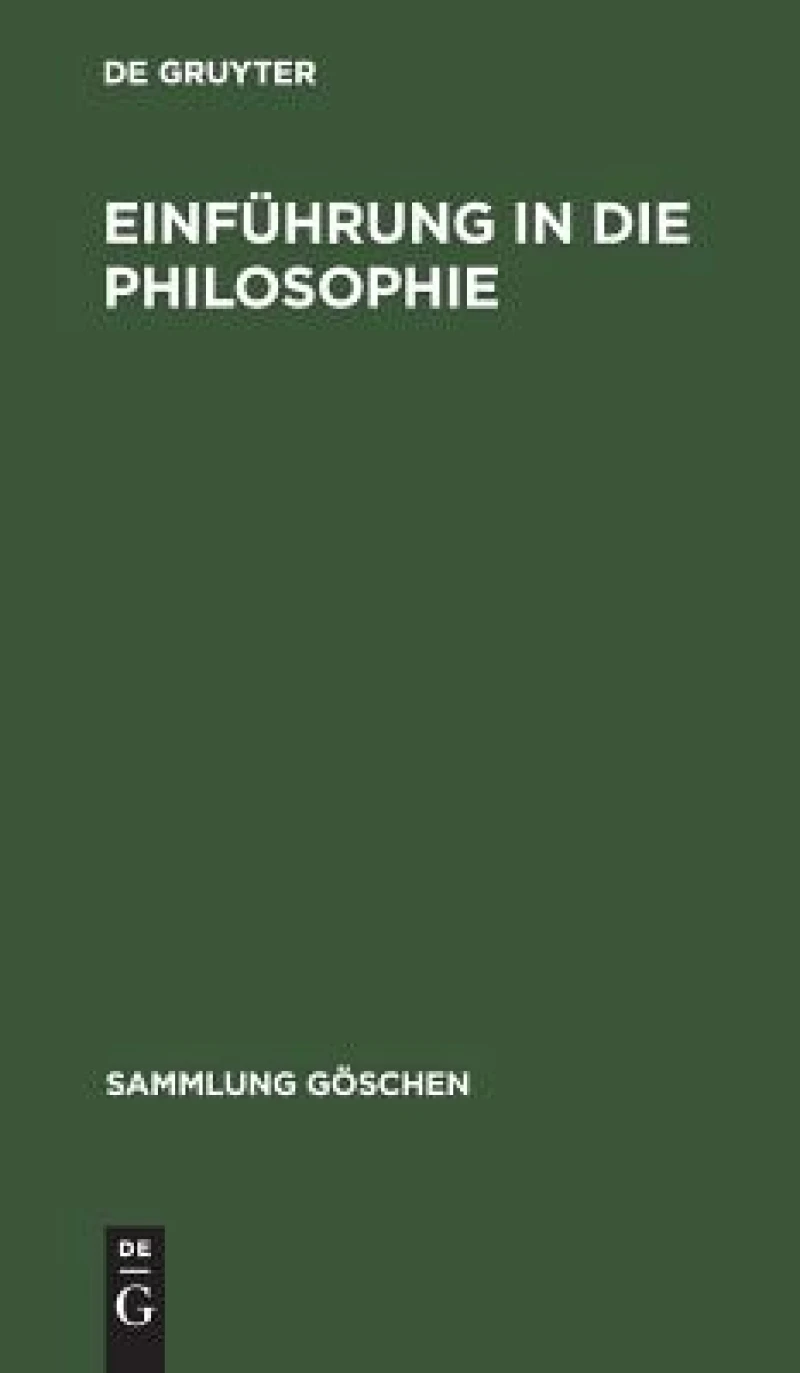 Einführung in die Philosophie