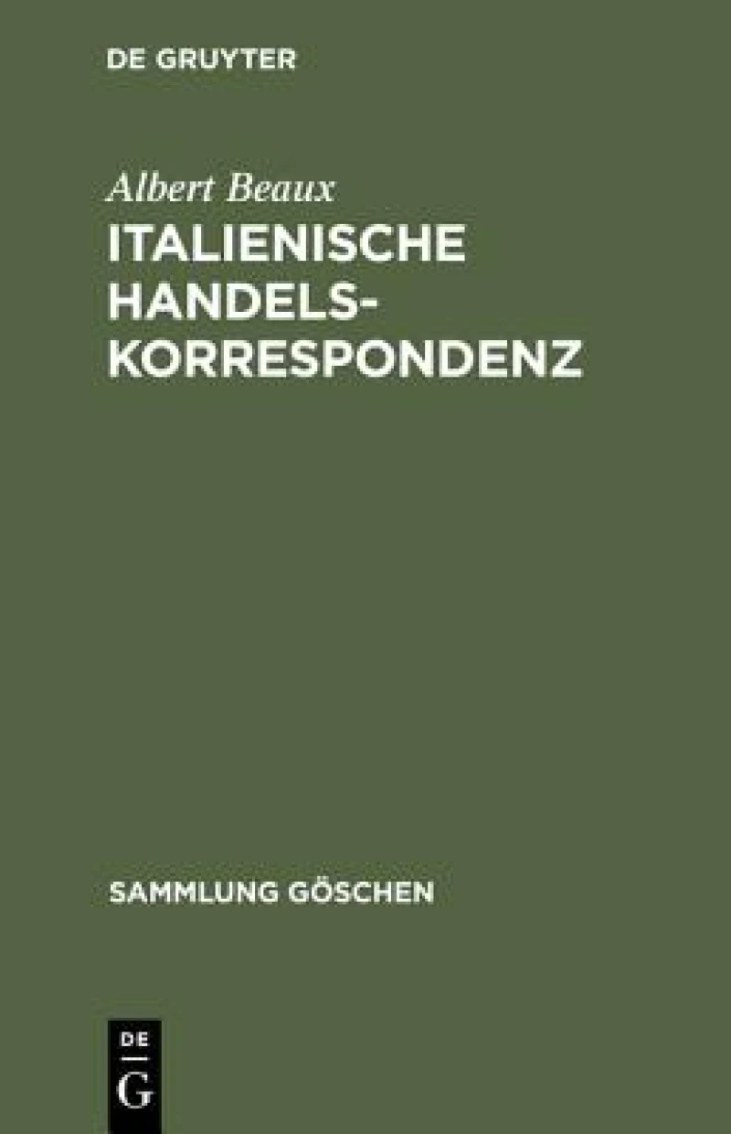 Italienische Handelskorrespondenz
