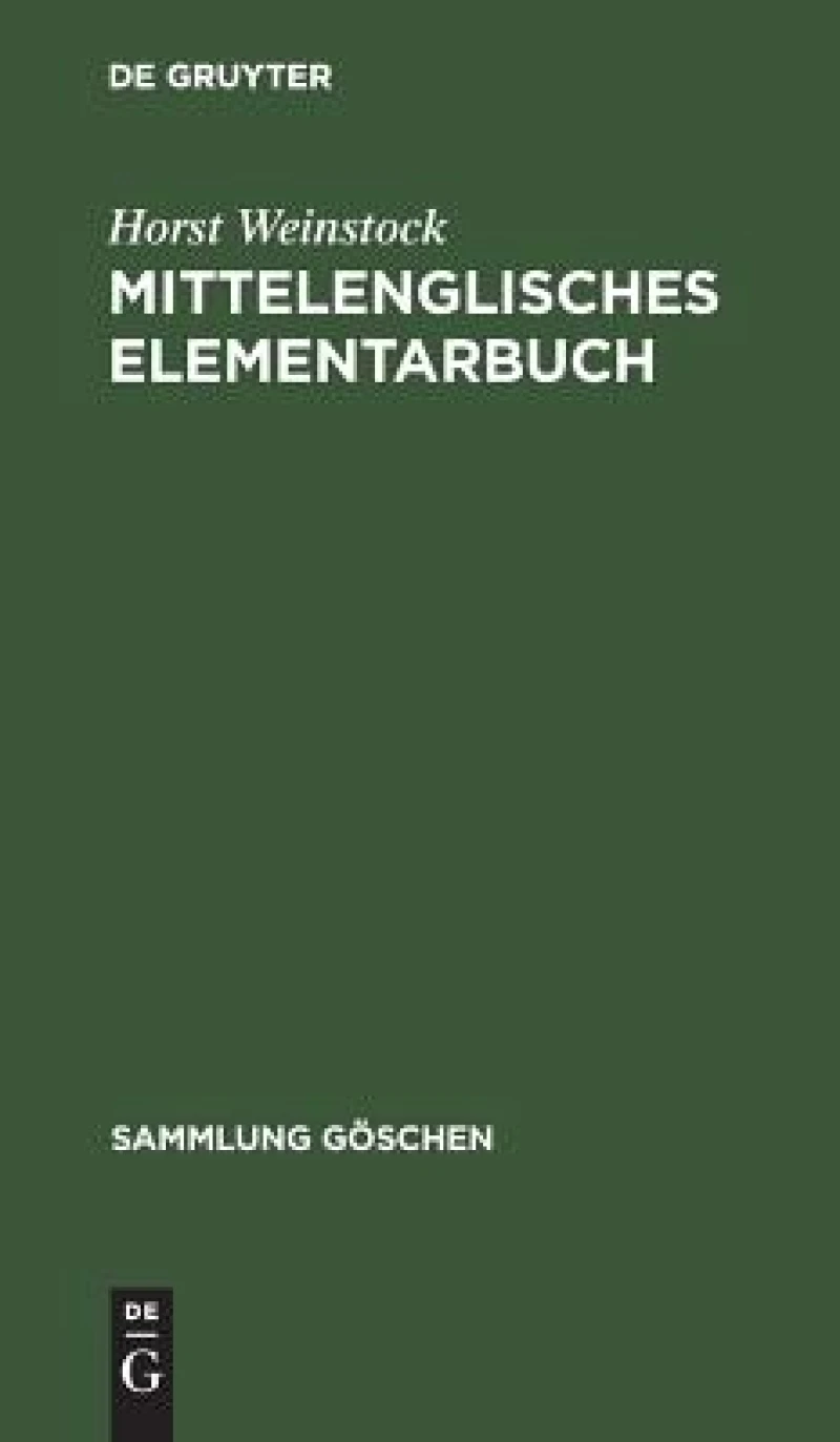 Mittelenglisches Elementarbuch