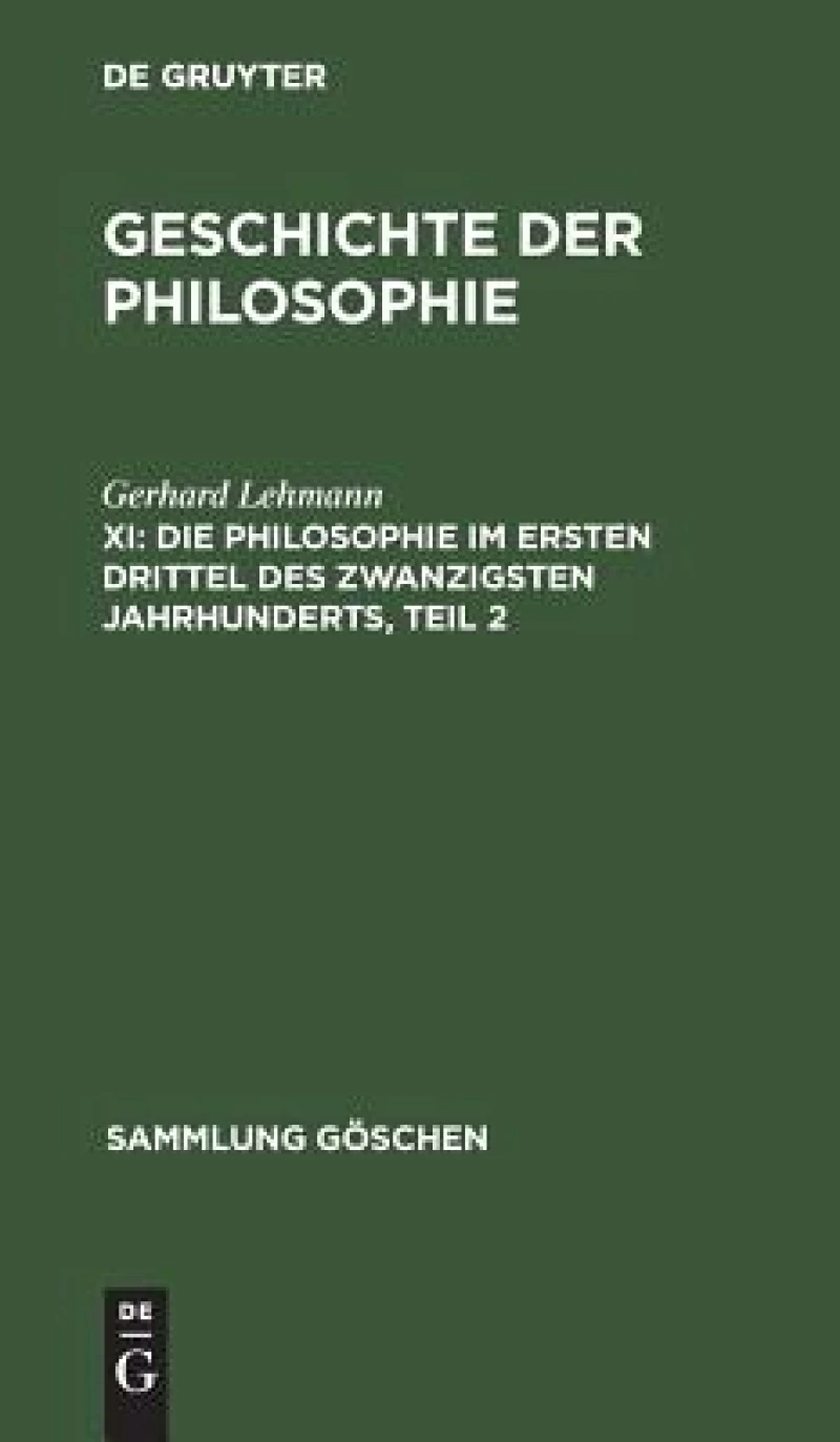 Philosophie im ersten Drittel des zwanzigsten Jahrhunderts, Teil 2