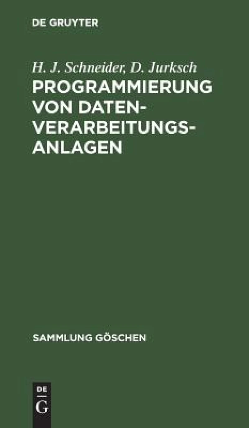 Programmierung Von Datenverarbeitungsanlagen