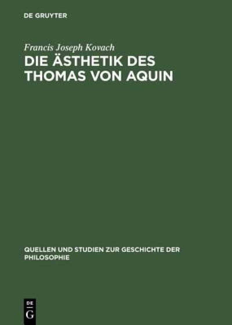 Ästhetik des Thomas von Aquin