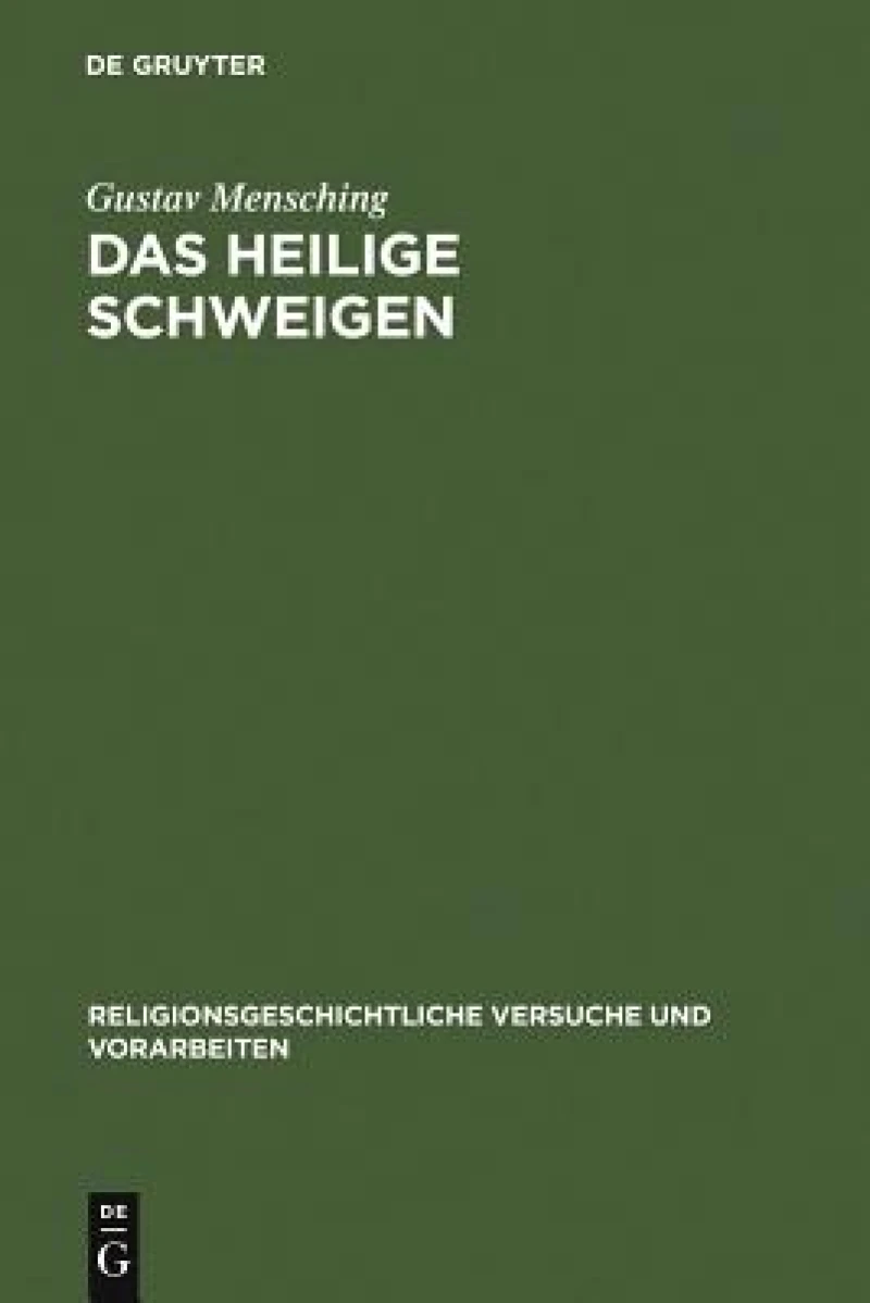 heilige Schweigen