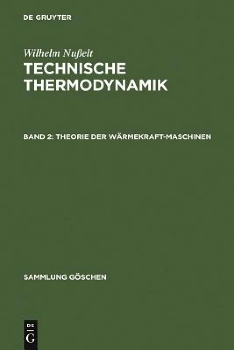 Theorie der Wärmekraftmaschinen