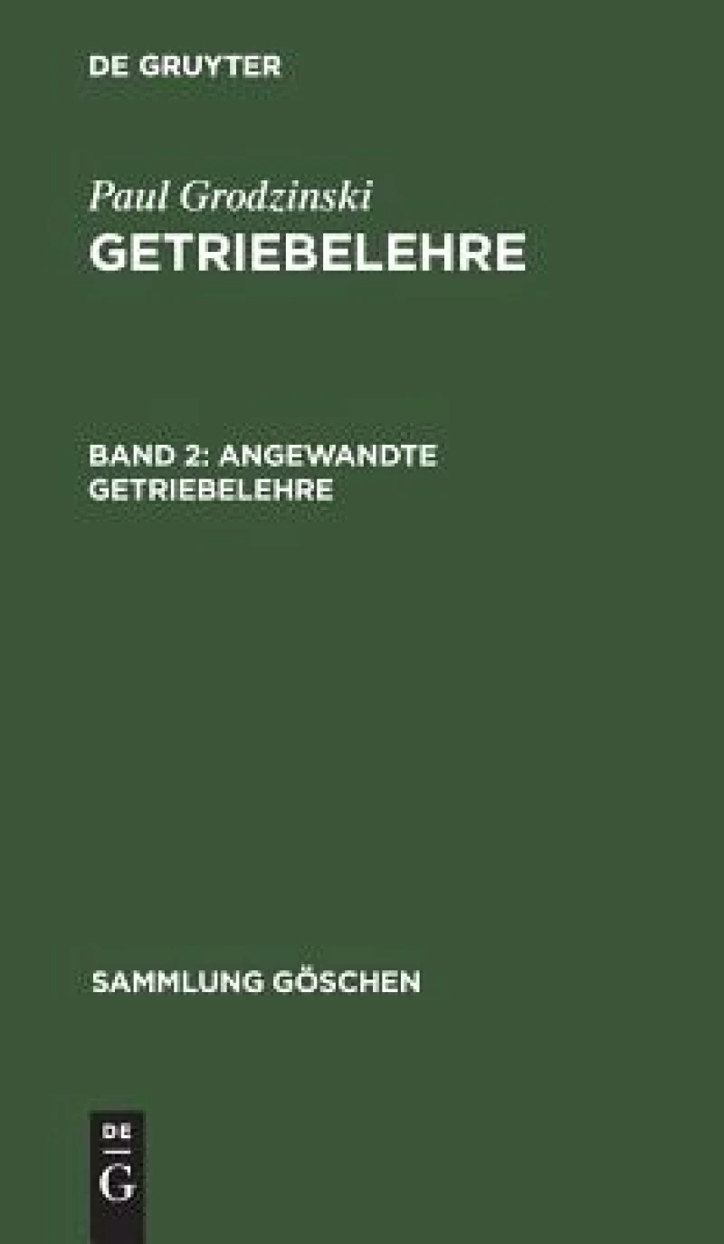 Angewandte Getriebelehre