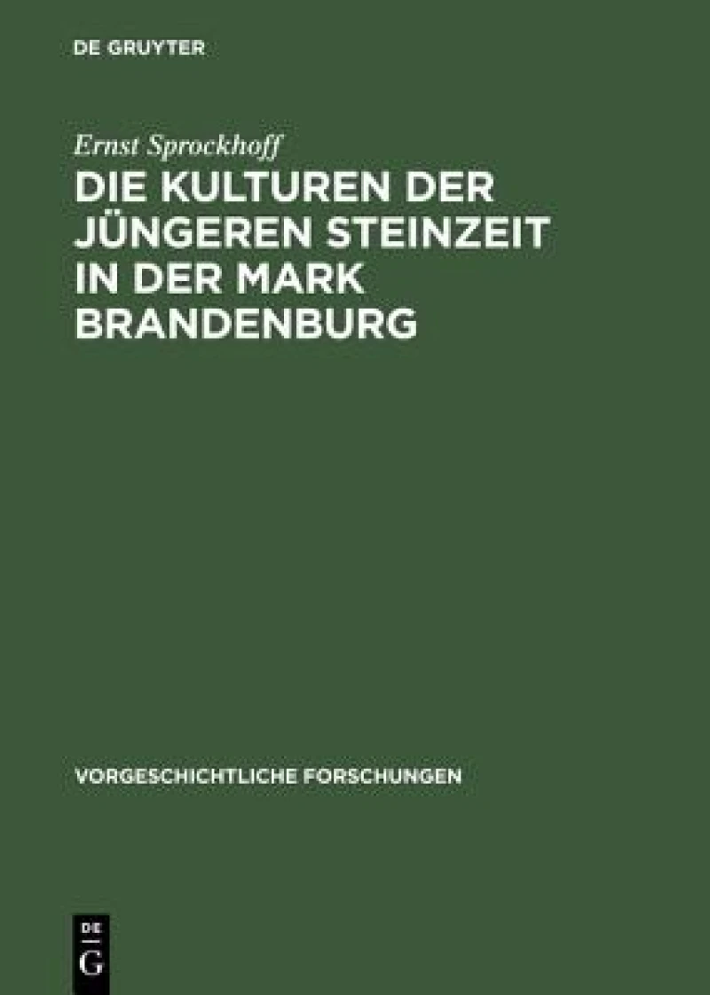 Kulturen der jüngeren Steinzeit in der Mark Brandenburg