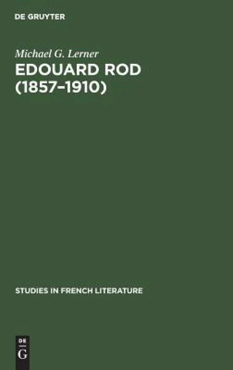 Edouard Rod (1857–1910)