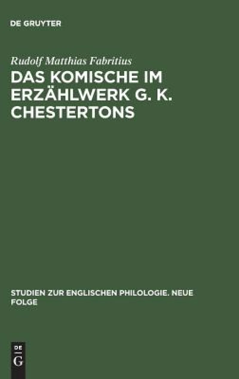 Komische im Erzählwerk G. K. Chestertons
