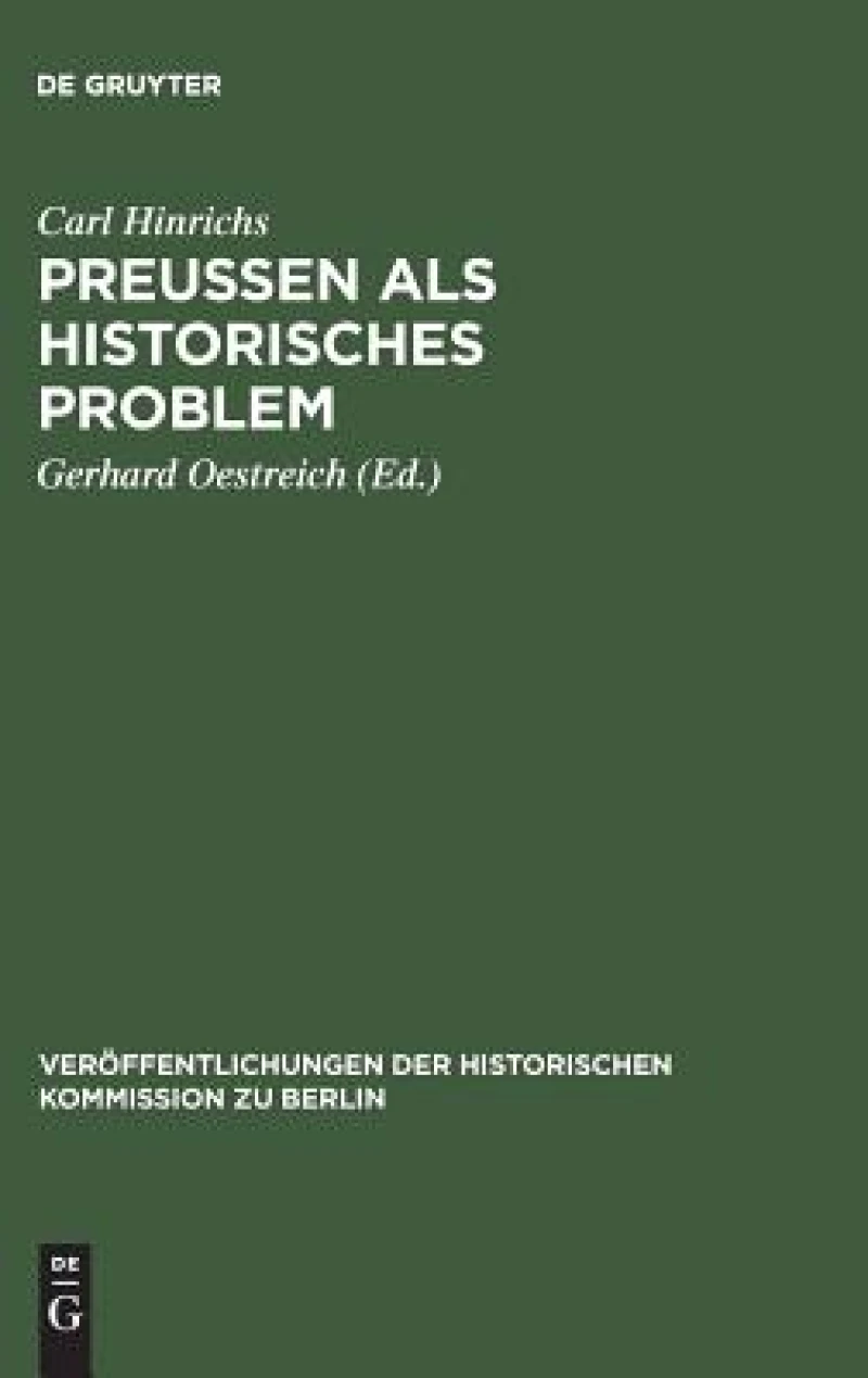 Preussen Als Historisches Problem