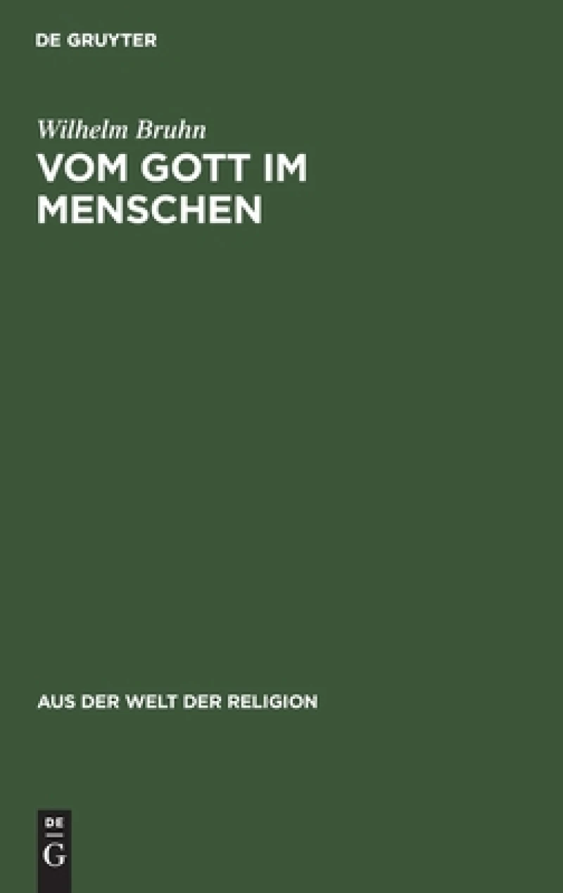Vom Gott Im Menschen