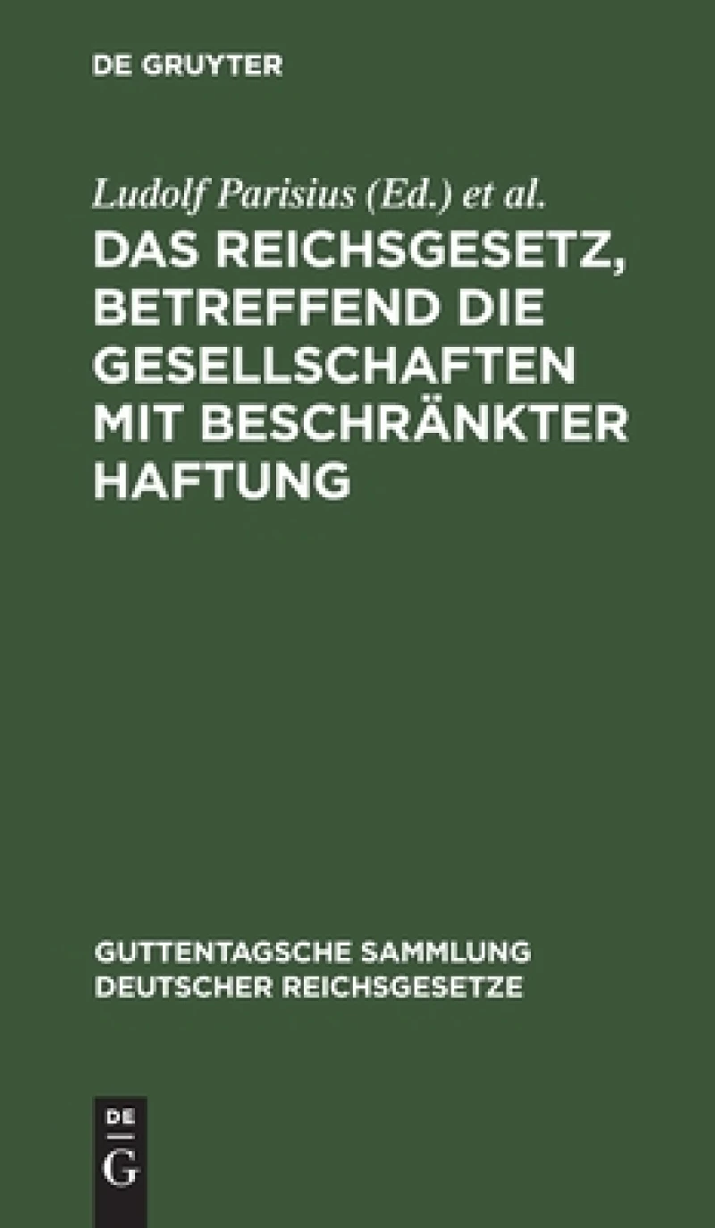 Reichsgesetz, betreffend die Gesellschaften mit beschränkter Haftung