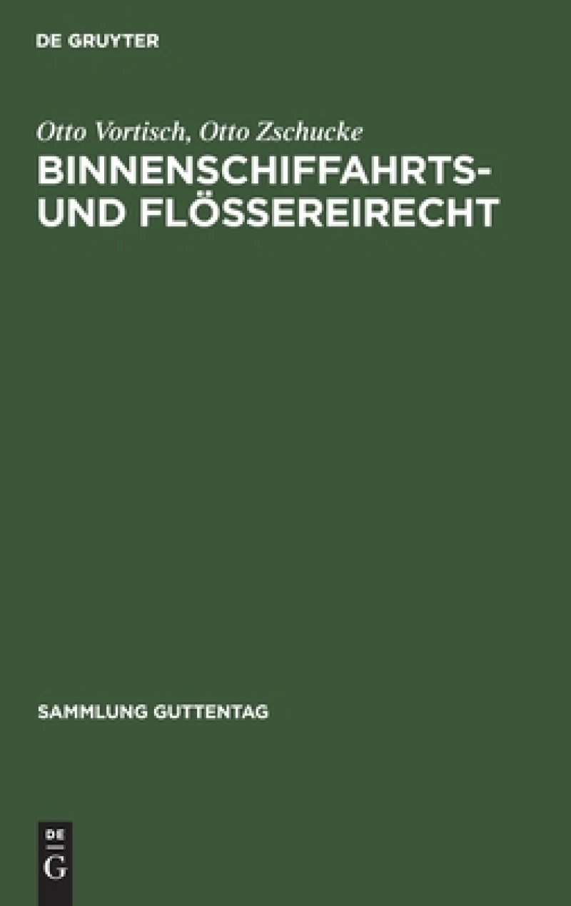 Binnenschiffahrts- und Flößereirecht