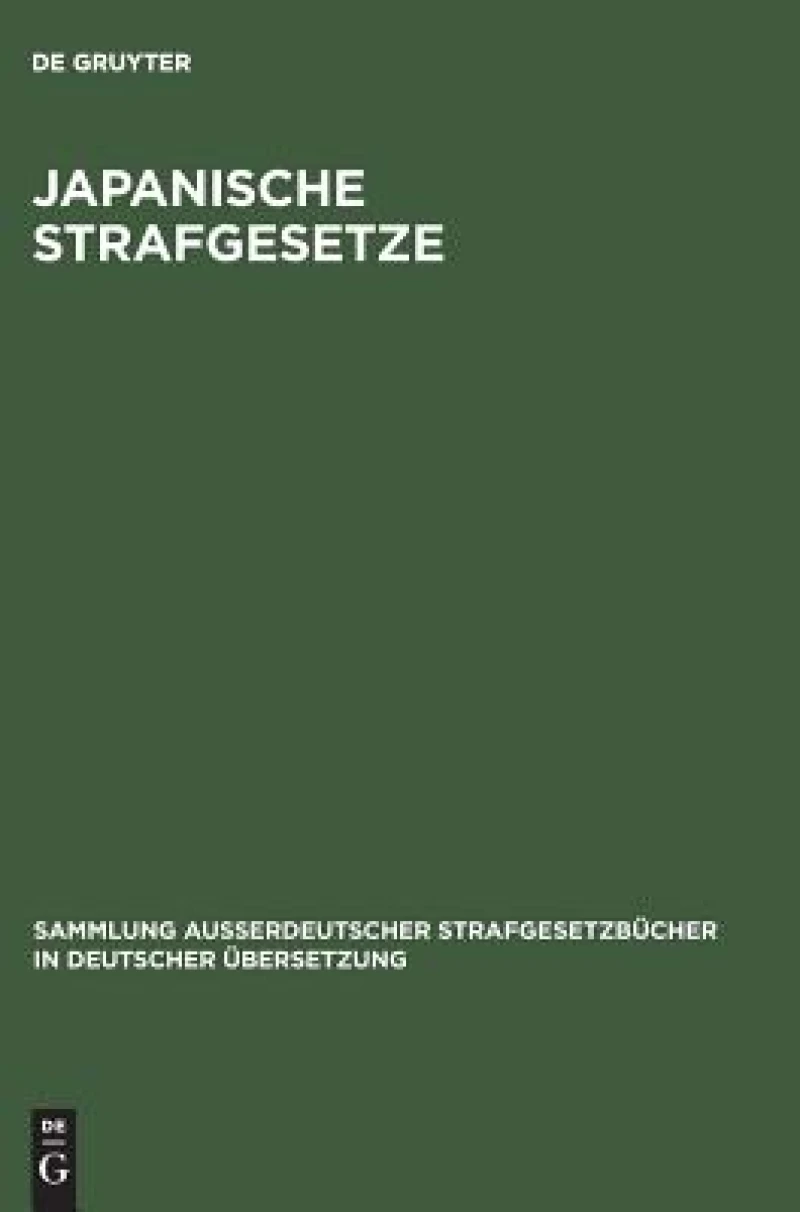 Japanische Strafgesetze