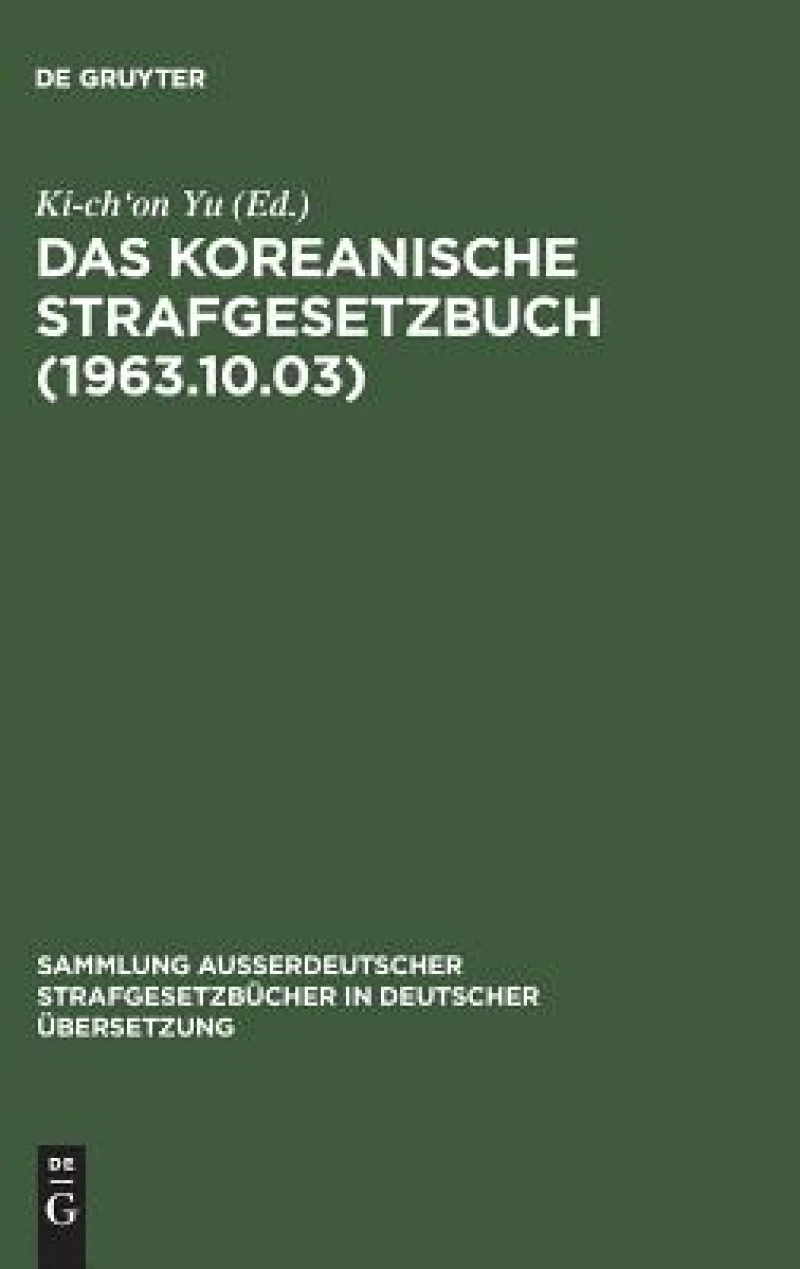 koreanische Strafgesetzbuch (1963.10.03)