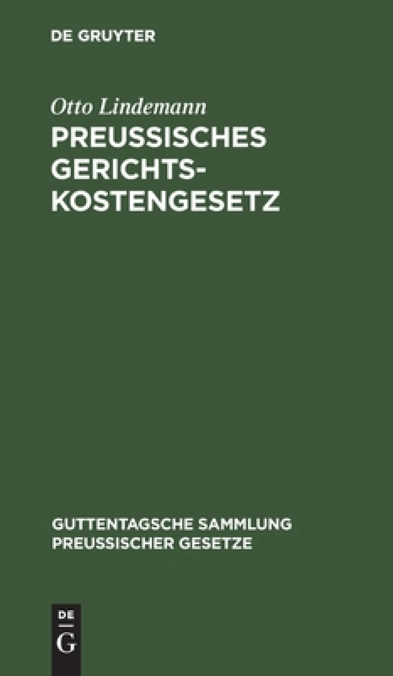 Preussisches Gerichtskostengesetz