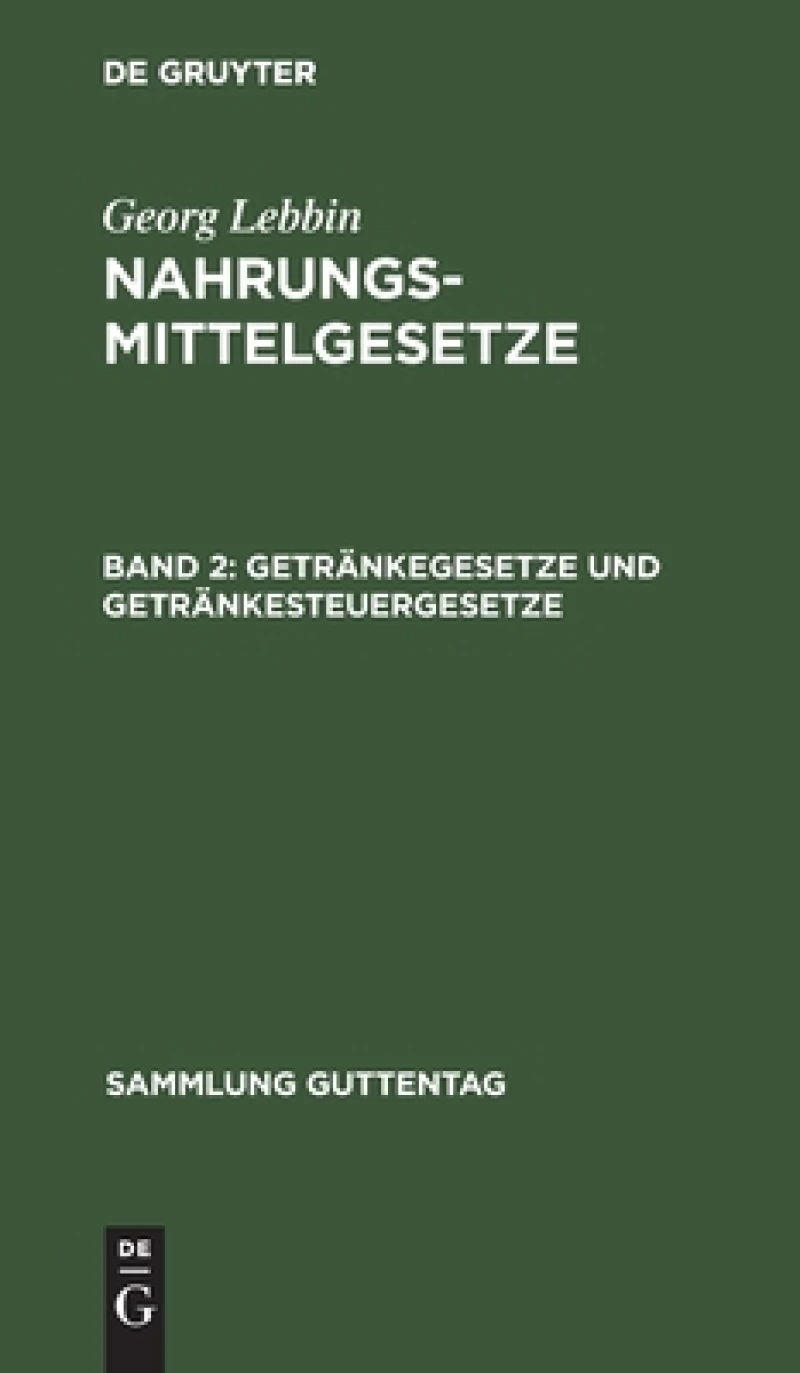 Getränkegesetze und Getränkesteuergesetze