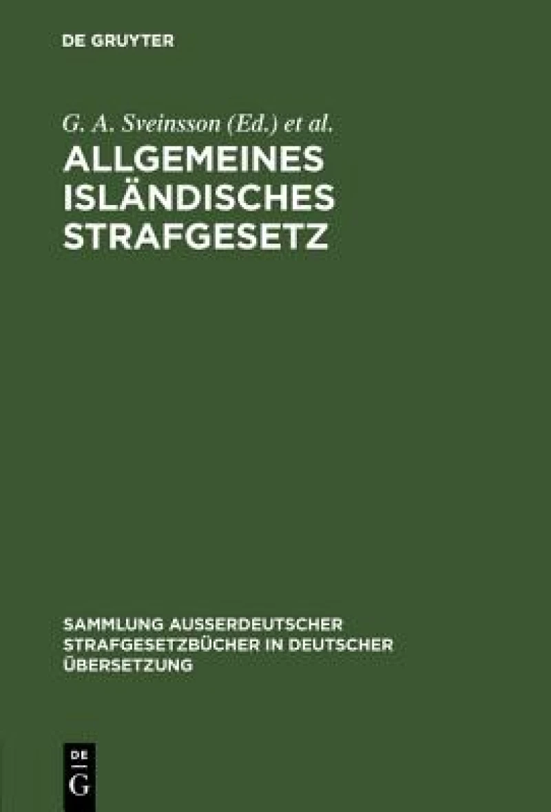Allgemeines isländisches Strafgesetz