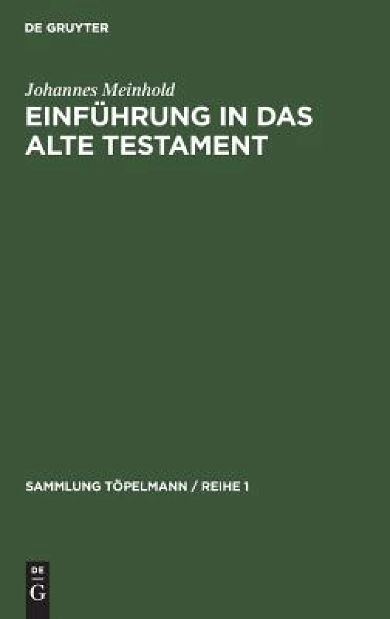 Einführung in Das Alte Testament