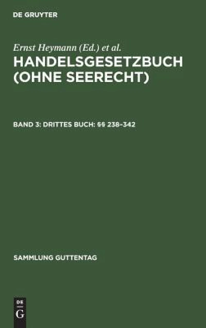 Drittes Buch: §§ 238–342
