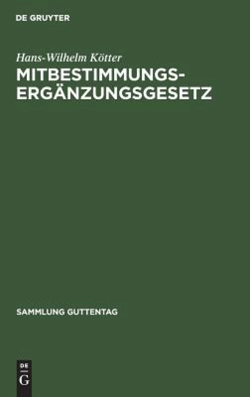Mitbestimmungs-Ergänzungsgesetz