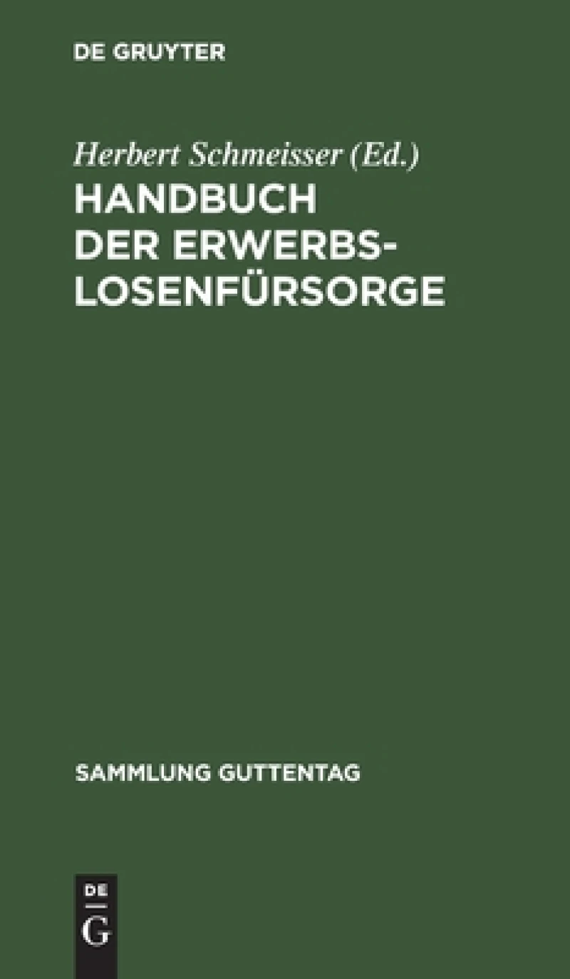 Handbuch der Erwerbslosenfürsorge