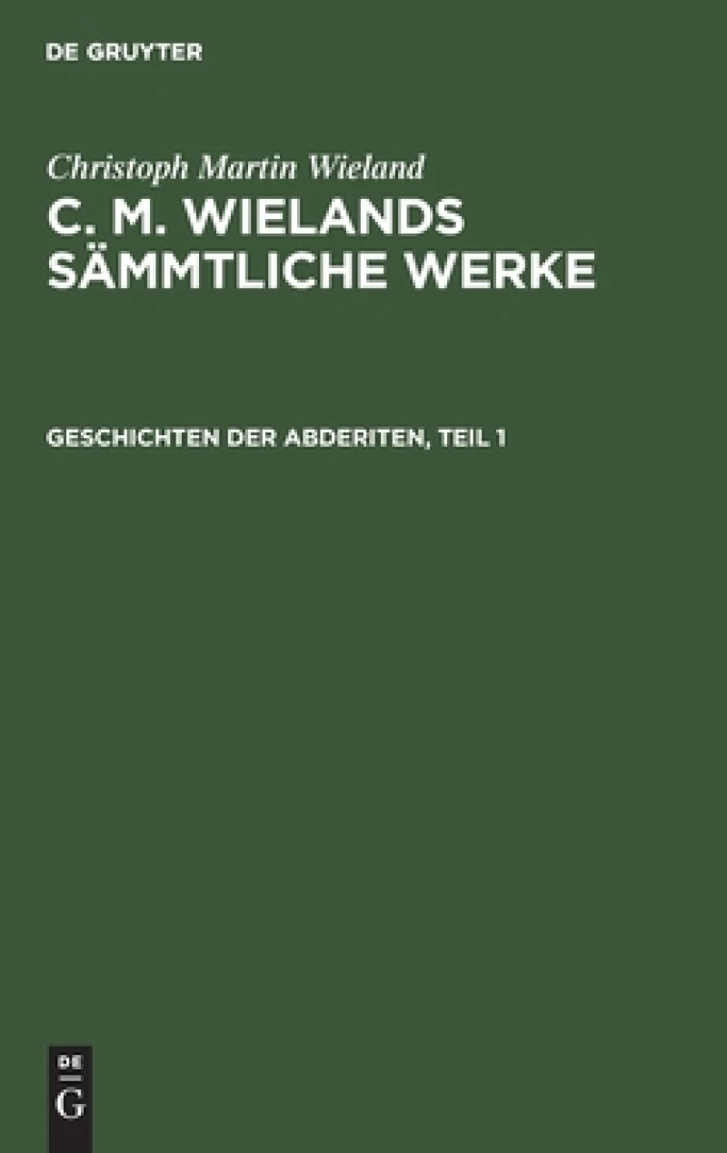 Geschichten der Abderiten, Teil 1
