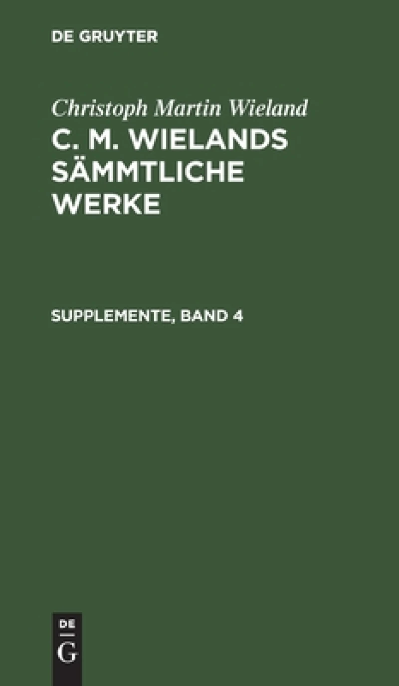 Supplemente, Band 4