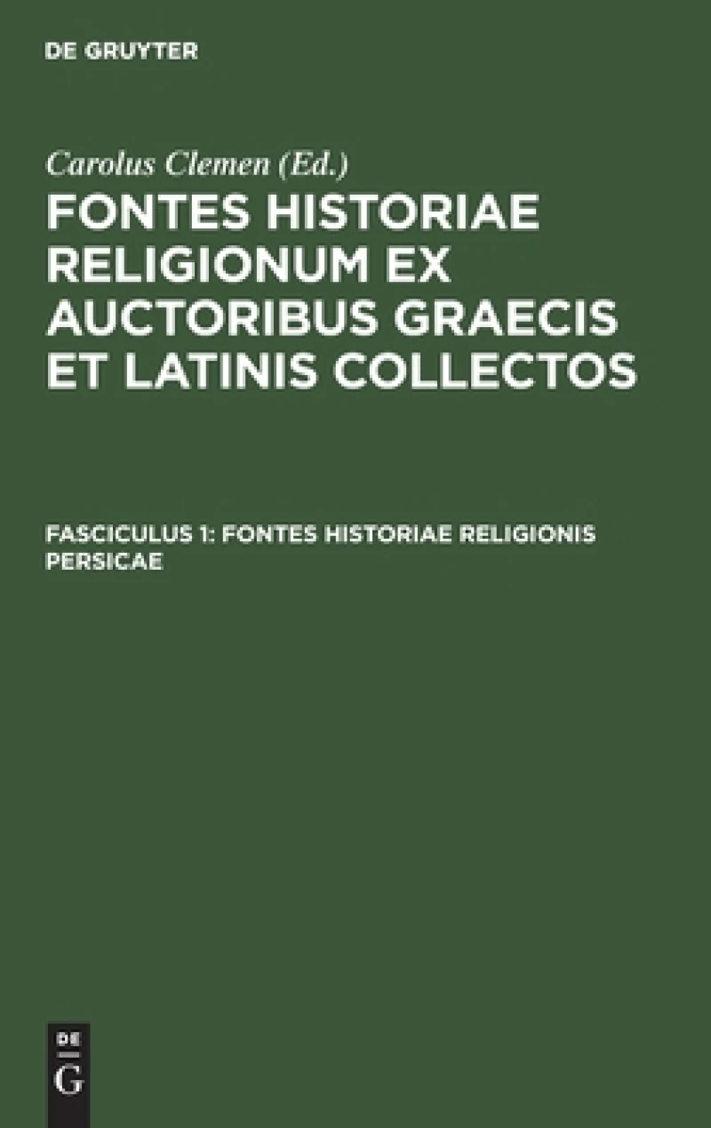 Fontes Historiae Religionis Persicae