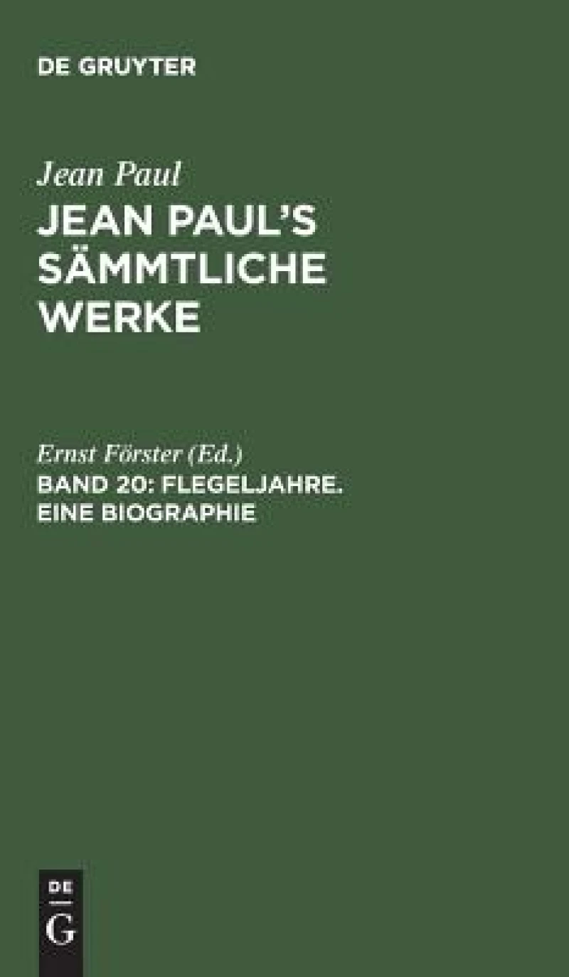 Flegeljahre. Eine Biographie