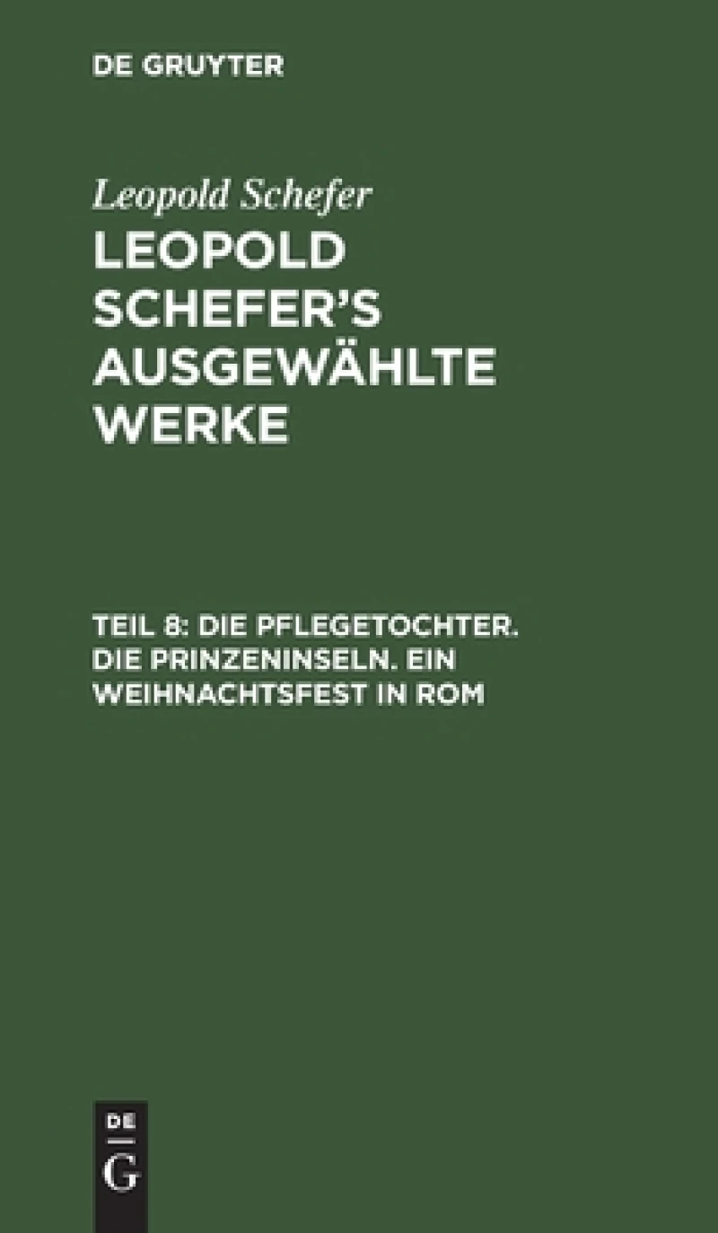 Pflegetochter. Die Prinzeninseln. Ein Weihnachtsfest in Rom