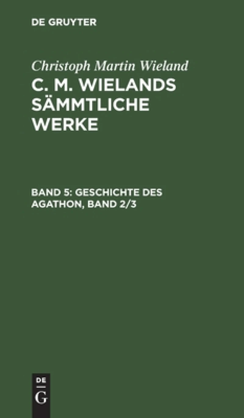 Geschichte des Agathon, Band 2/3