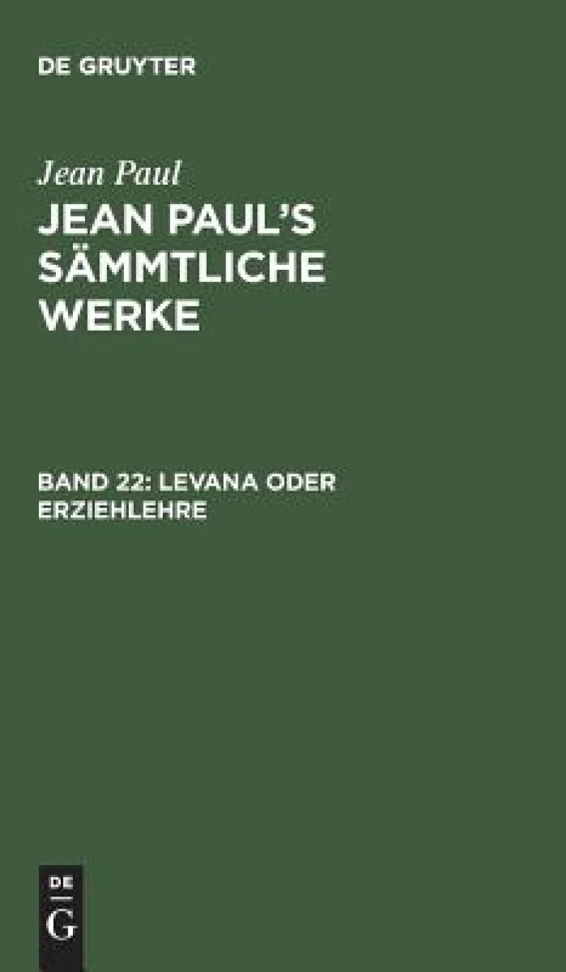 Levana Oder Erziehlehre
