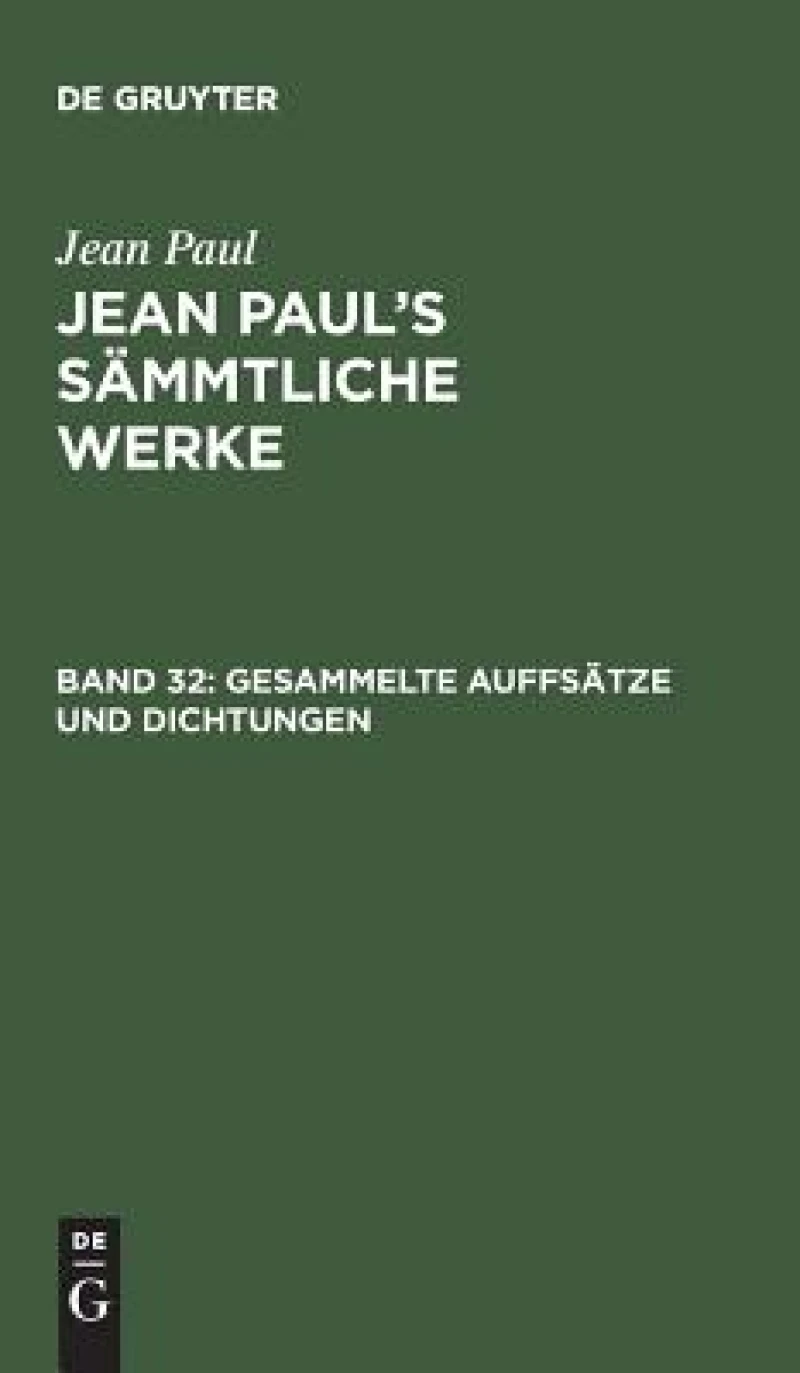 Gesammelte Auffsätze und Dichtungen
