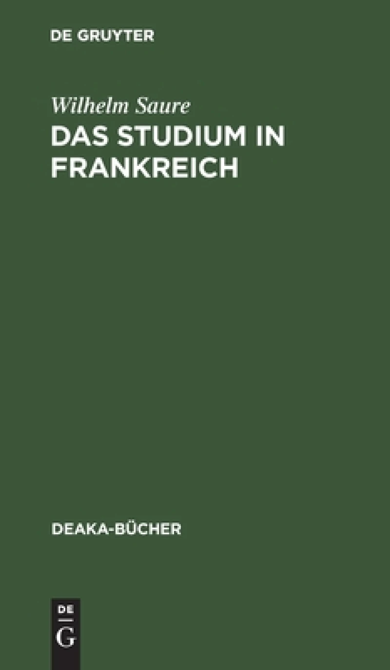 Studium in Frankreich