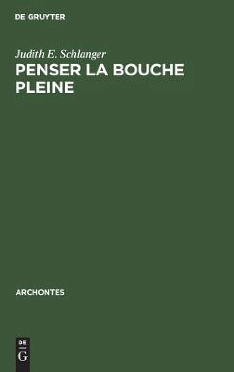 Penser La Bouche Pleine