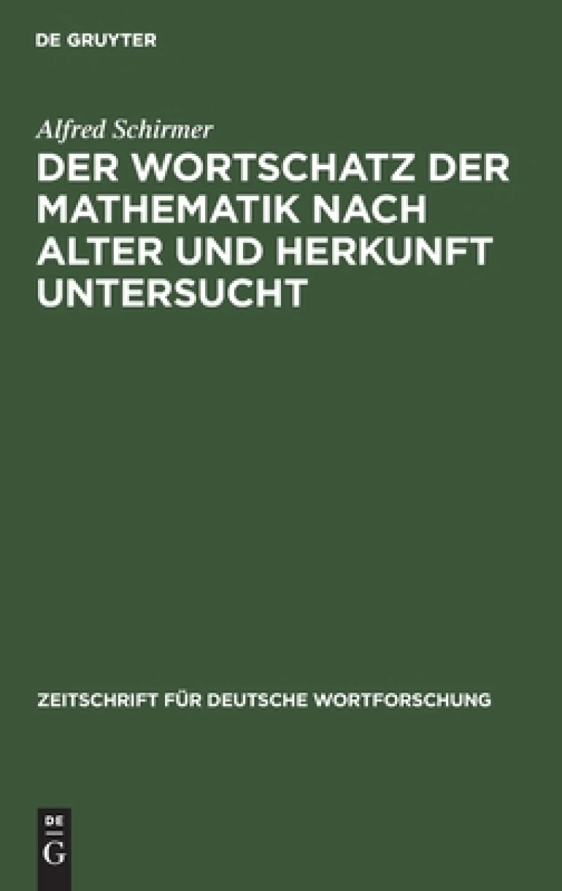Wortschatz der Mathematik nach Alter und Herkunft untersucht