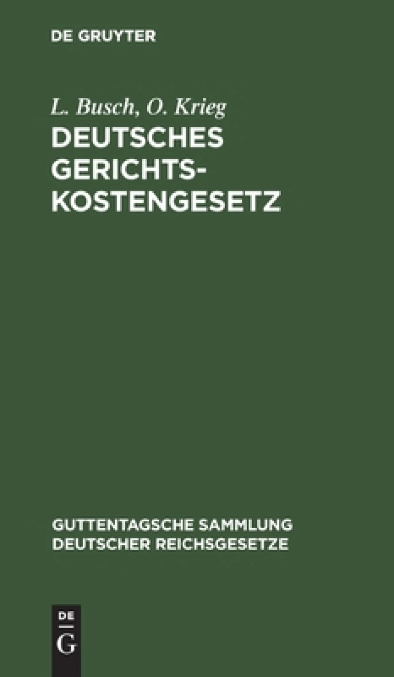 Deutsches Gerichtskostengesetz