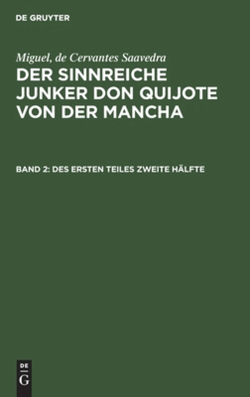 Des ersten Teiles zweite Hälfte