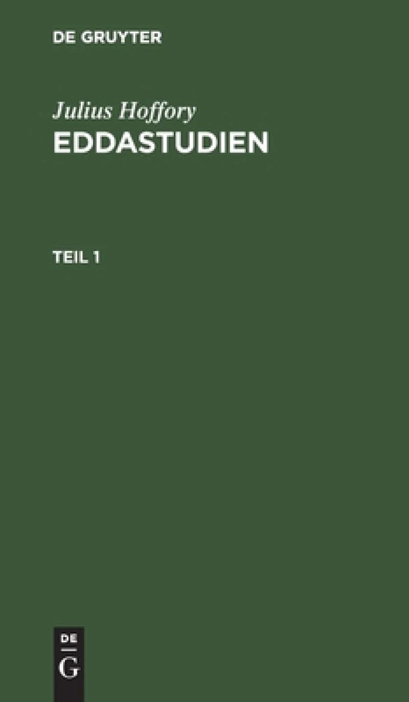 Eddastudien. Teil 1