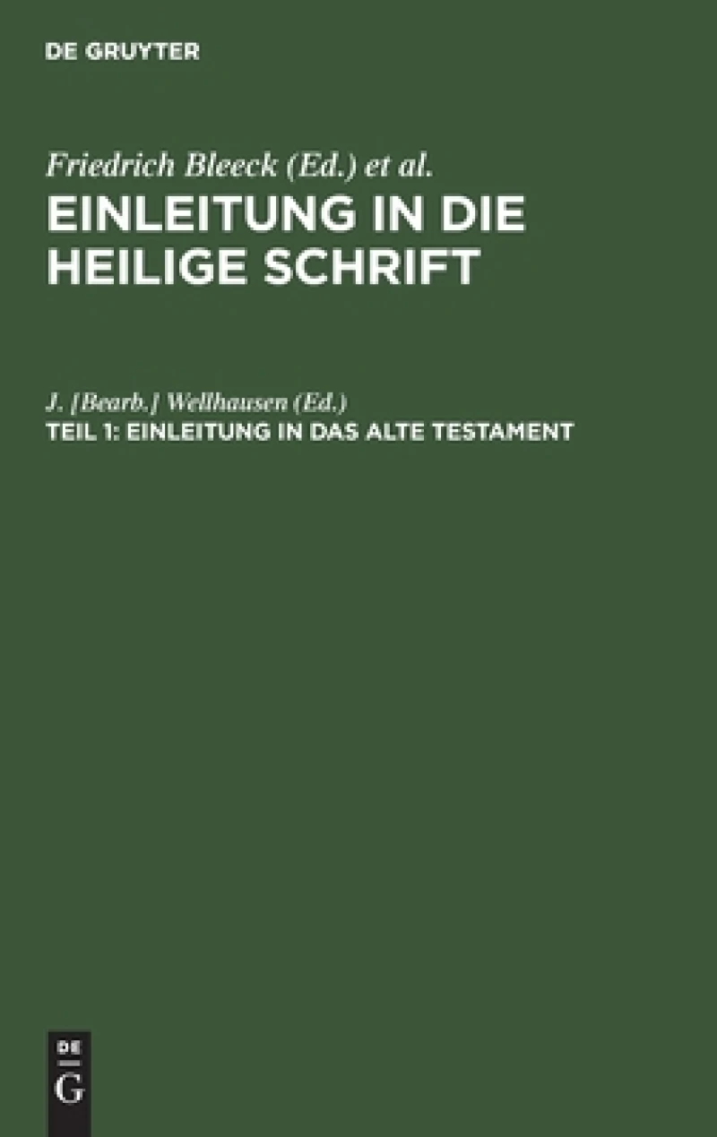 Einleitung in Das Alte Testament