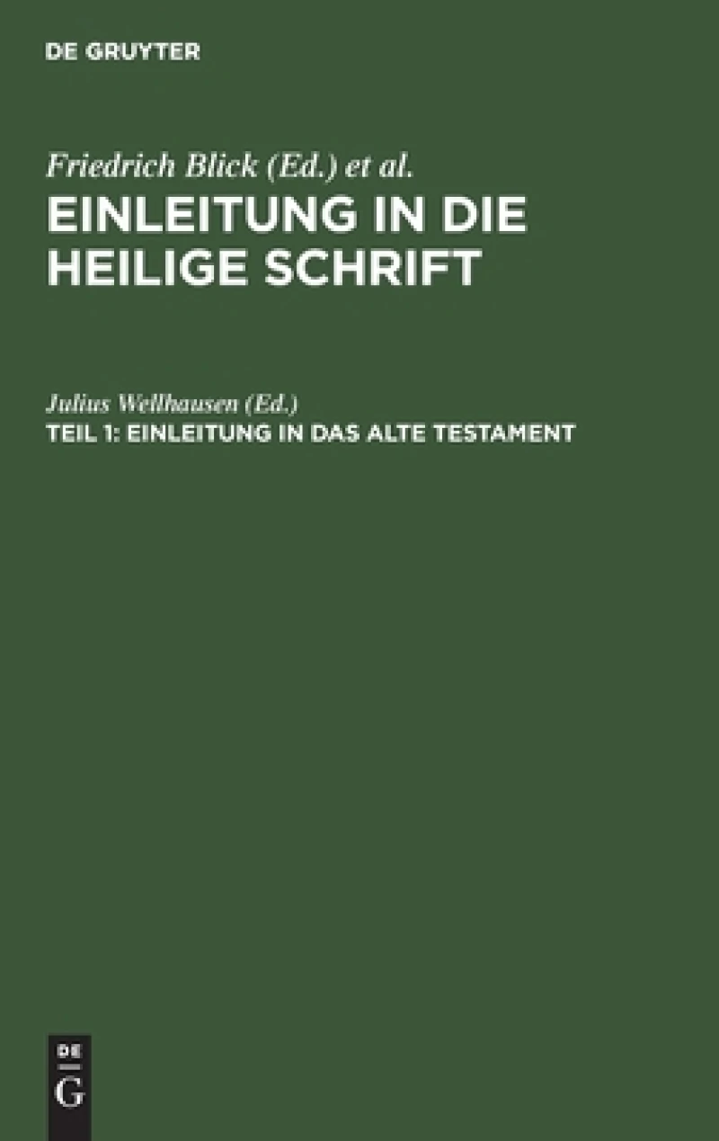 Einleitung in Das Alte Testament