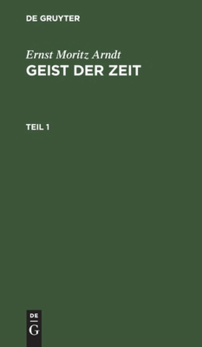 Geist der Zeit. Teil 1