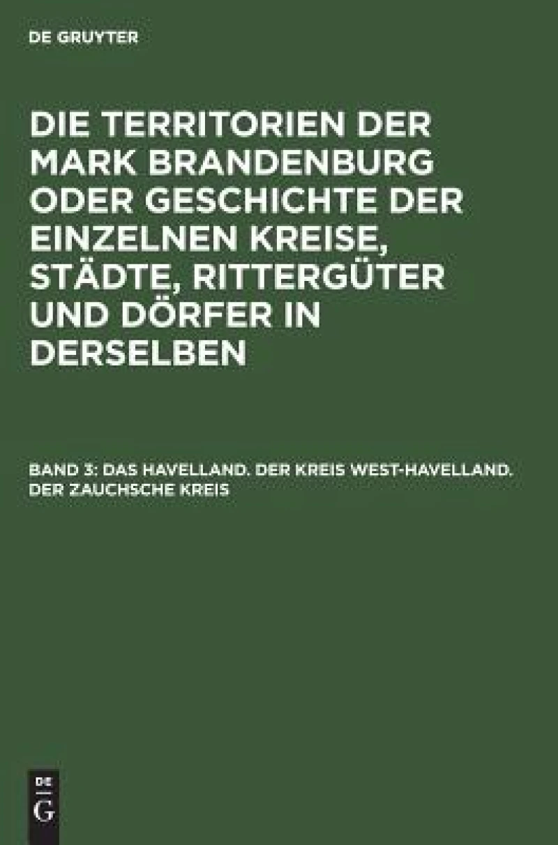 Havelland. Der Kreis West-Havelland. Der Zauchsche Kreis