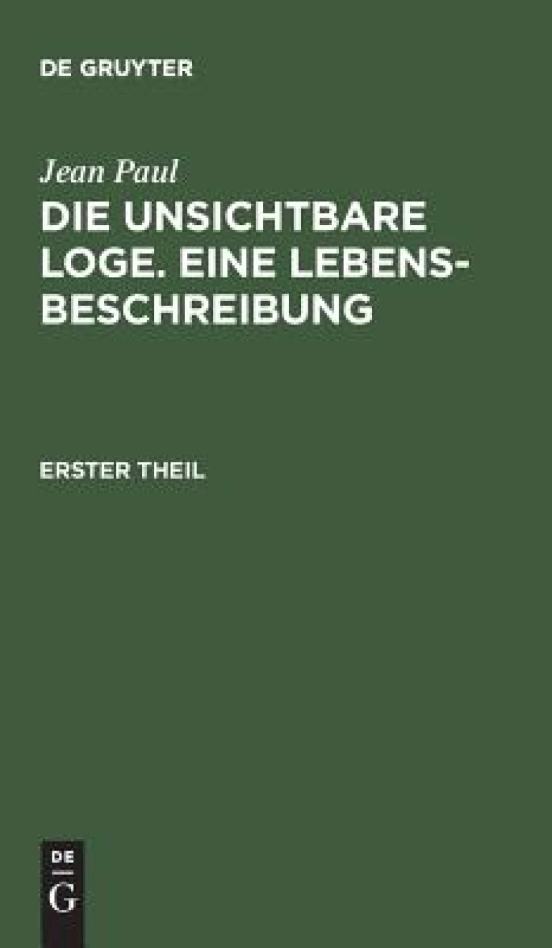 unsichtbare Loge. Eine Lebensbeschreibung
