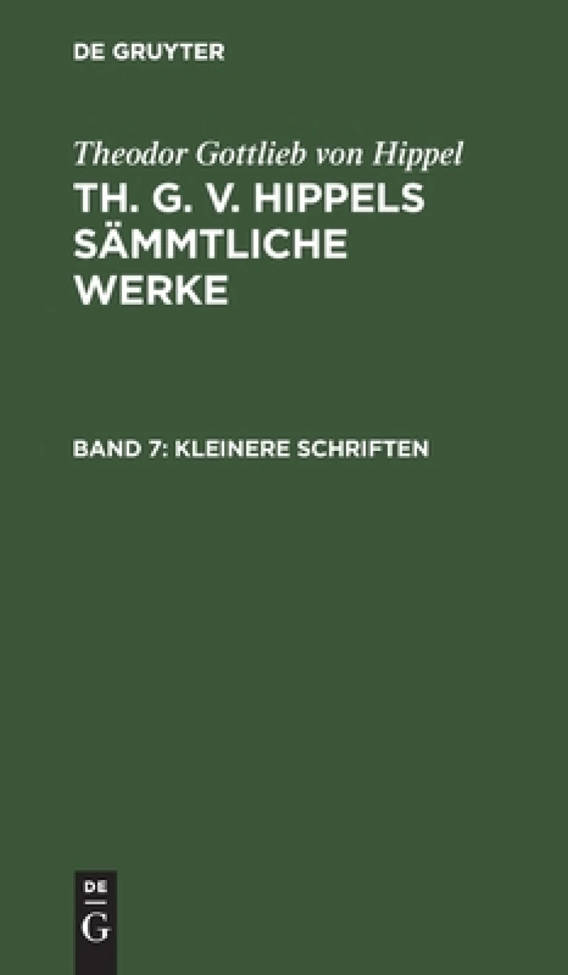 Kleinere Schriften