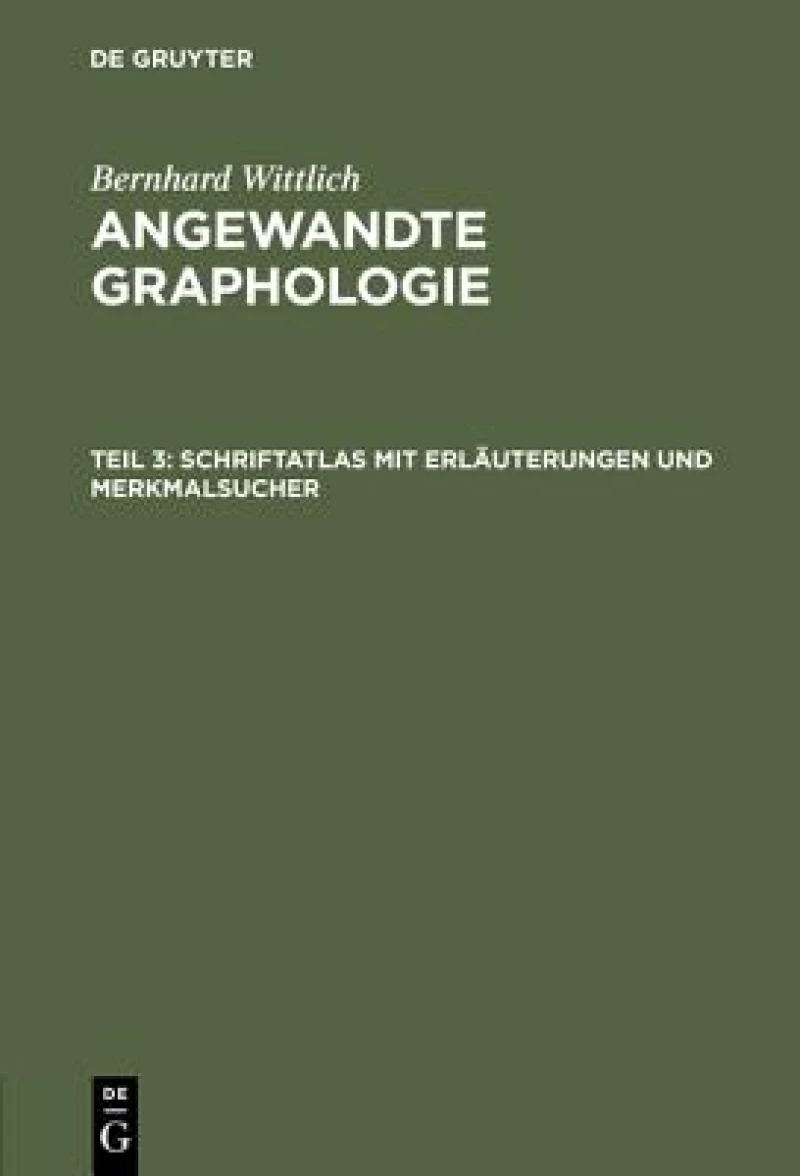 Schriftatlas Mit Erläuterungen Und Merkmalsucher