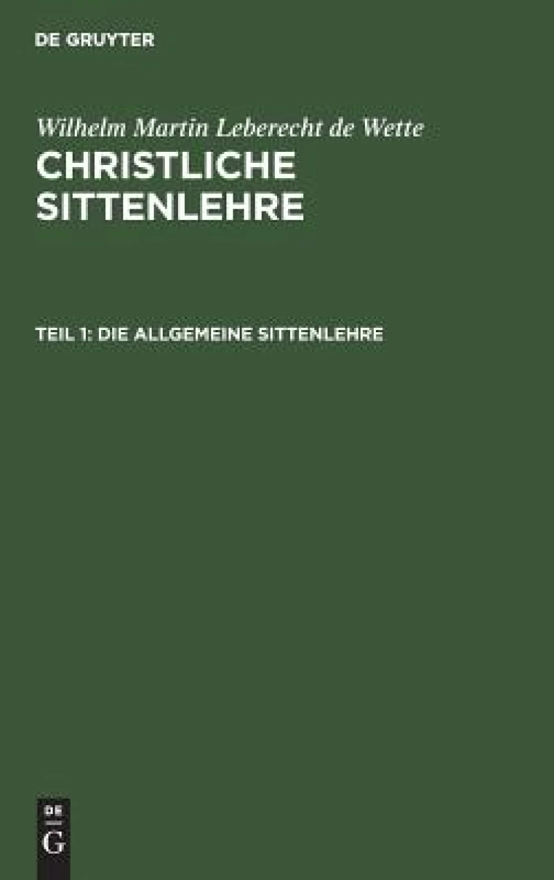 Die Allgemeine Sittenlehre