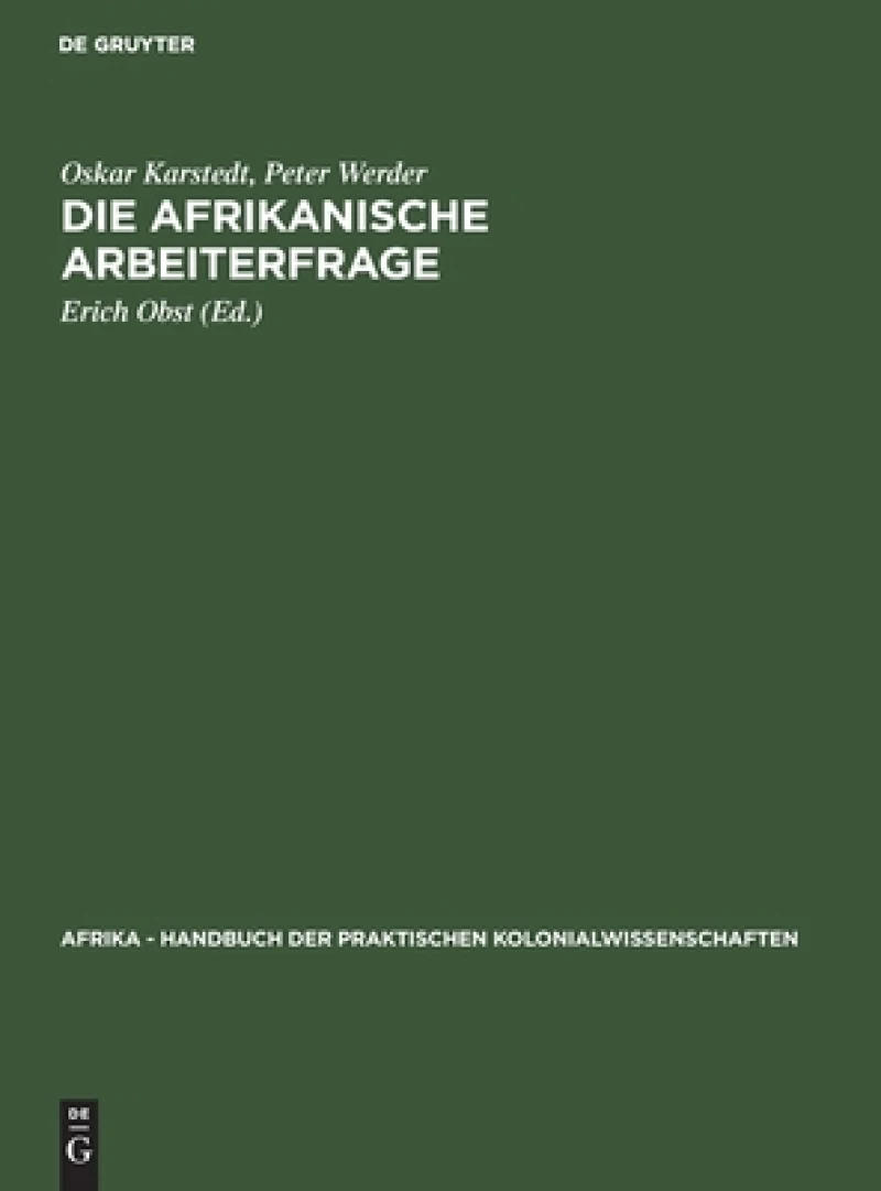 afrikanische Arbeiterfrage