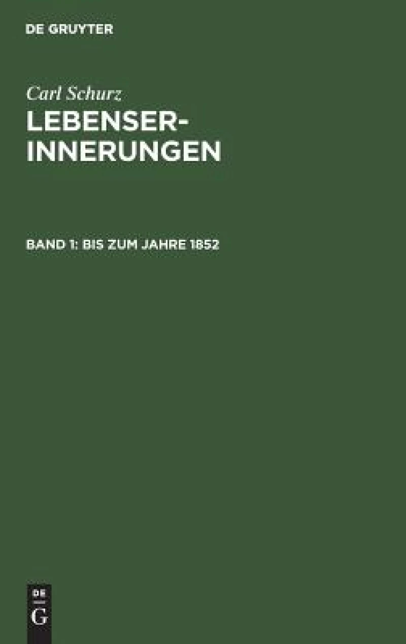 Bis Zum Jahre 1852